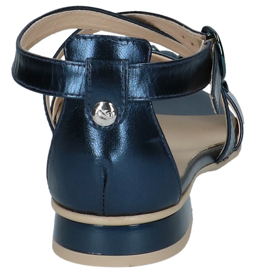 Donkerblauwe Geklede Sandalen NeroGiardini, , pdp