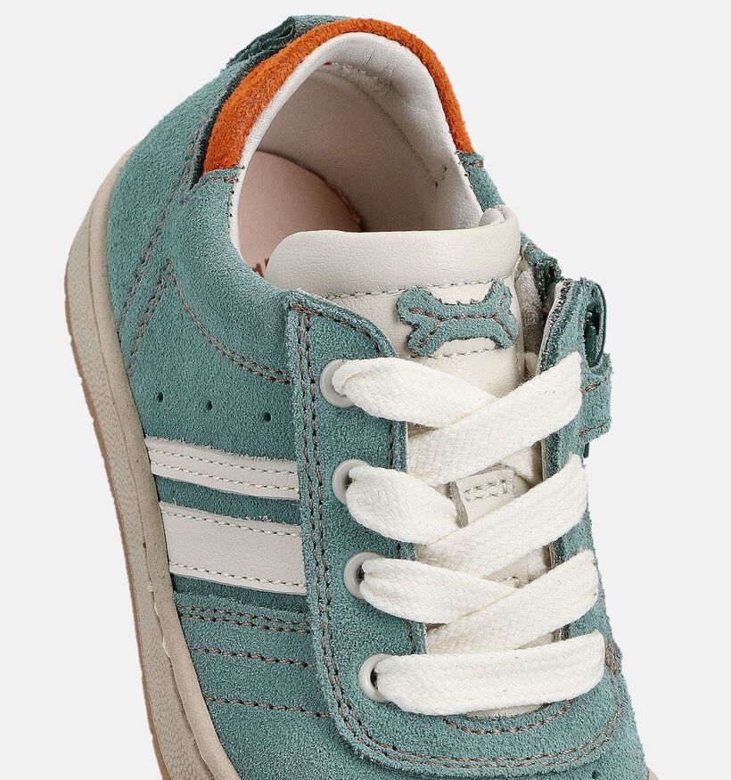 STONES and BONES Naval Groene Sneakers voor jongens (372294) - geschikt voor steunzolen