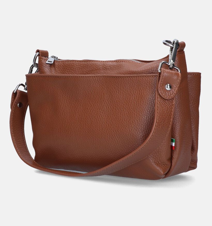 Time Mode Uni Sac porté croisé en Taupe pour femmes (344360)