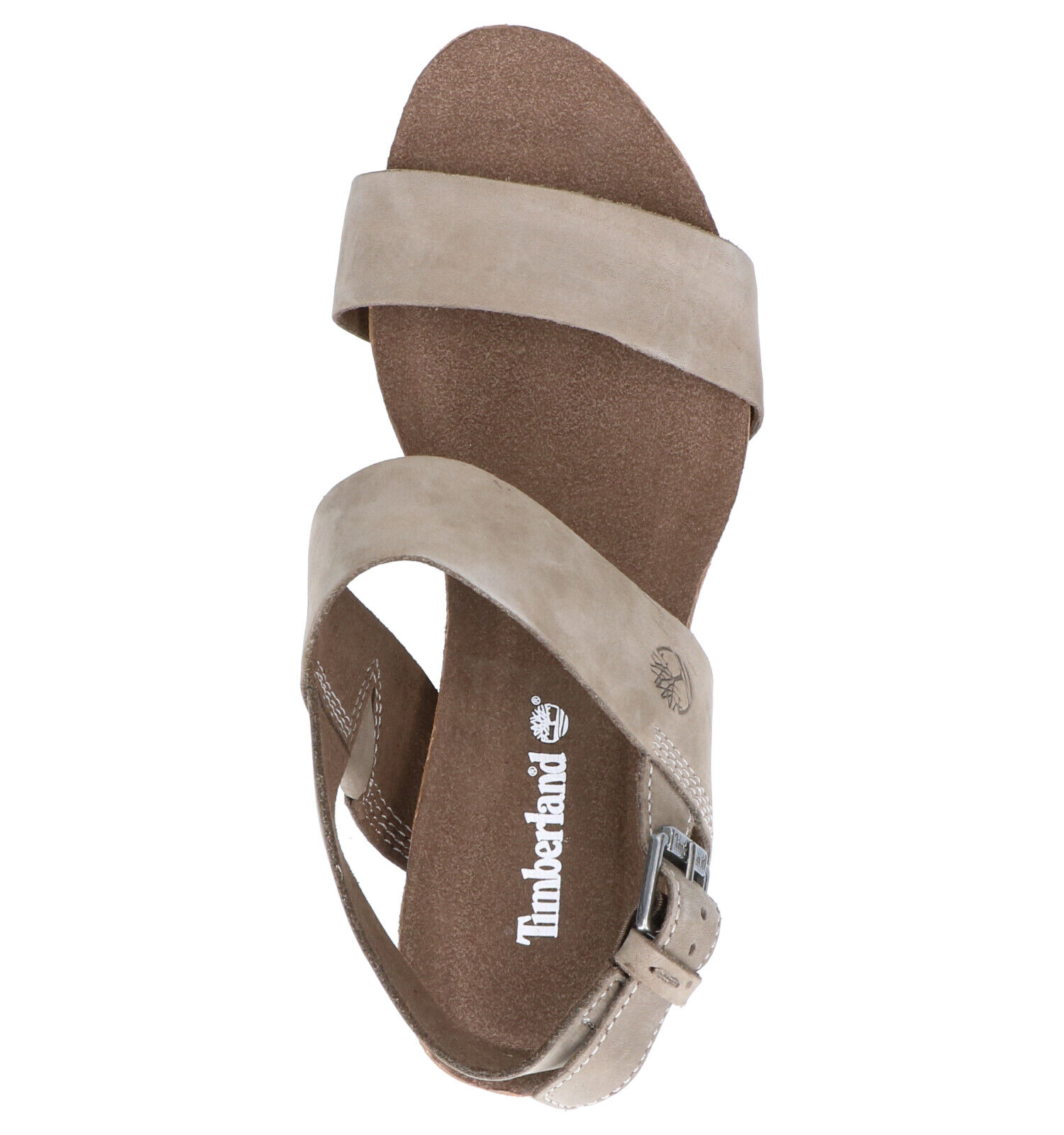 Timberland Capri Sunset Wedge Kaki Sandalen Dames Sandalen