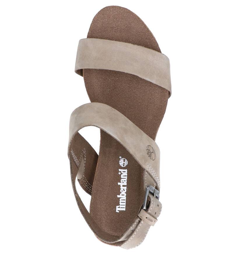 Timberland Sunset Zwarte Sandalen in nubuck (286122)