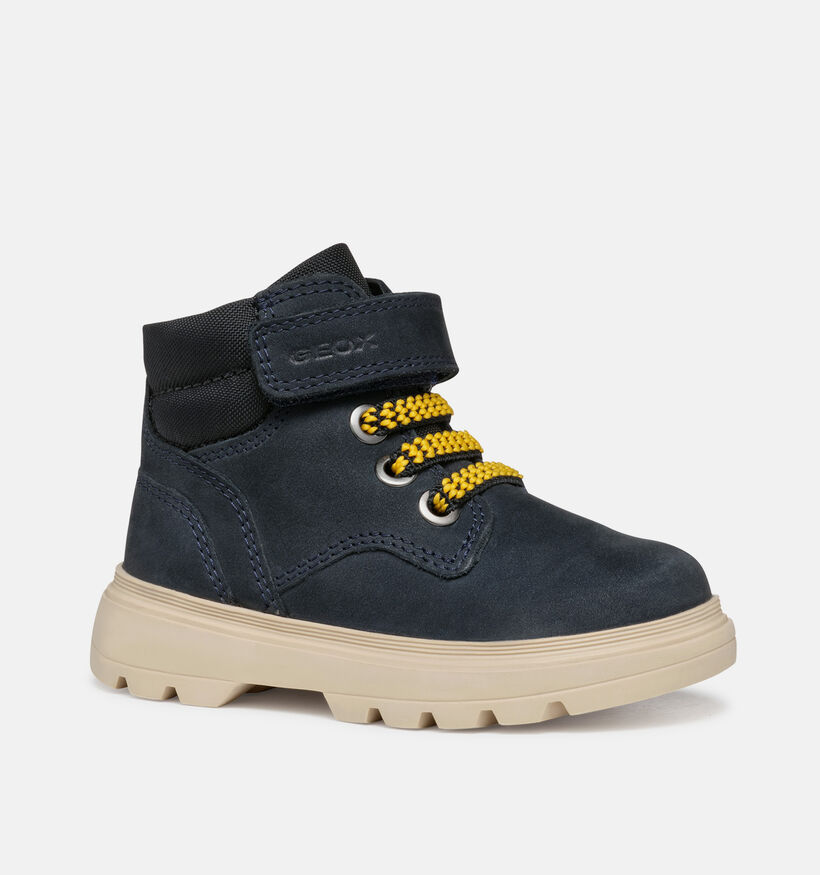 Geox Baskets montantes en Bleu pour gar&ccedil;ons (377710)