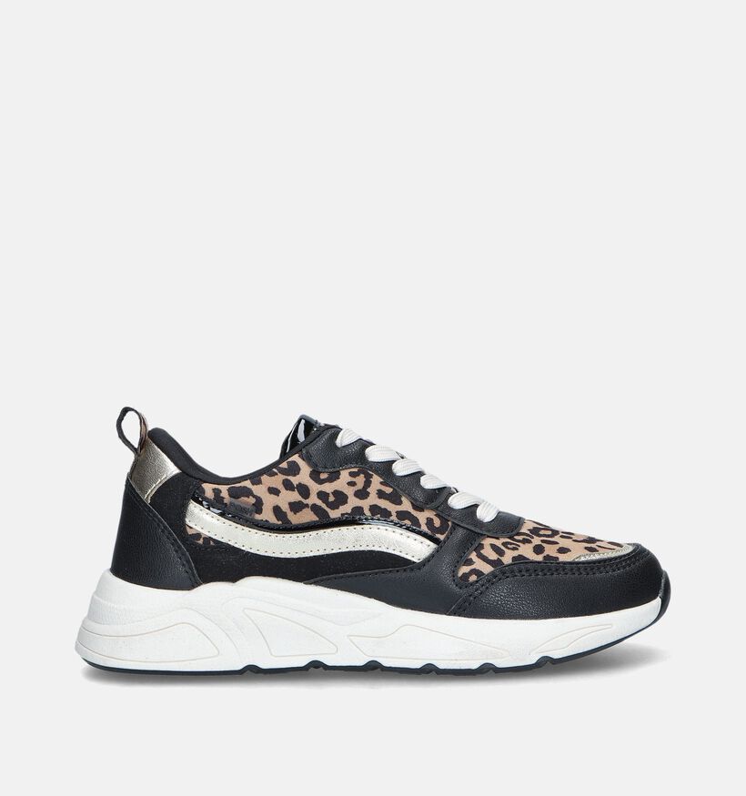 Posh by Poelman Baskets casual en Noir pour femmes (354047) - pour semelles orthopédiques