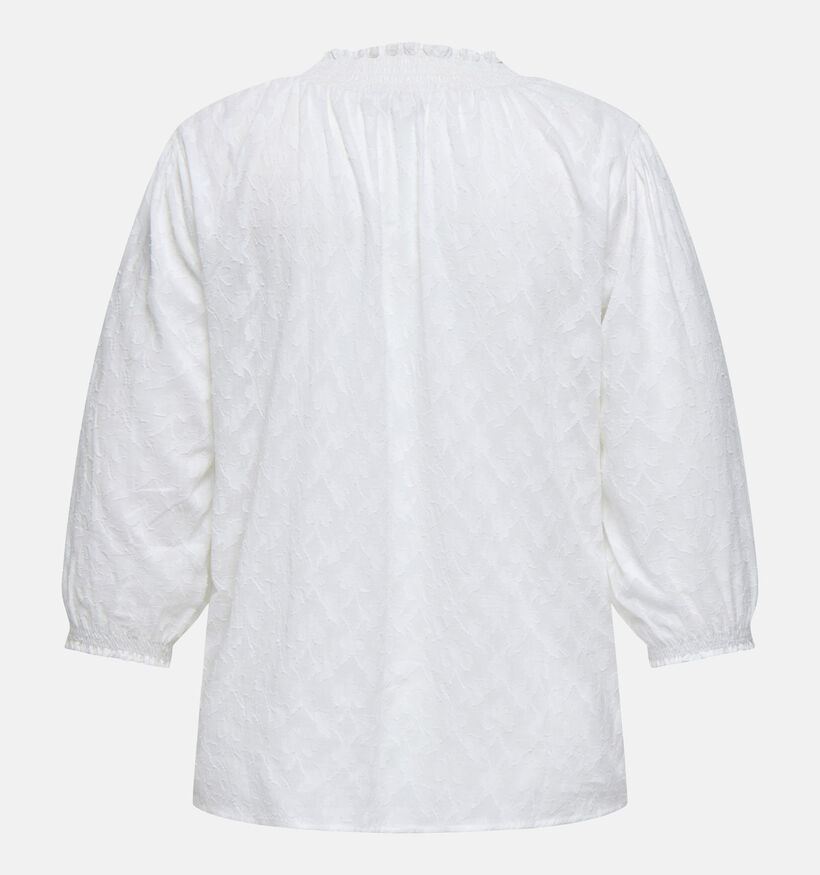 ONLY Carmakoma Kayana Blouse en Blanc pour femmes (353241)