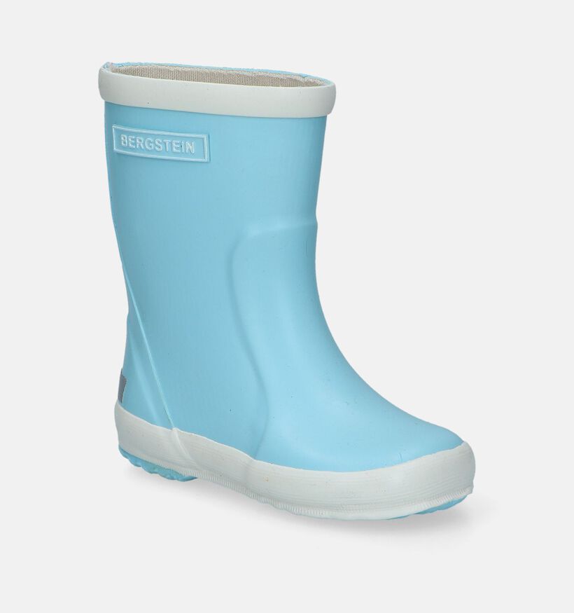 Bergstein Bottes de pluie en Bleu pour filles, garçons (280576) - pour semelles orthopédiques