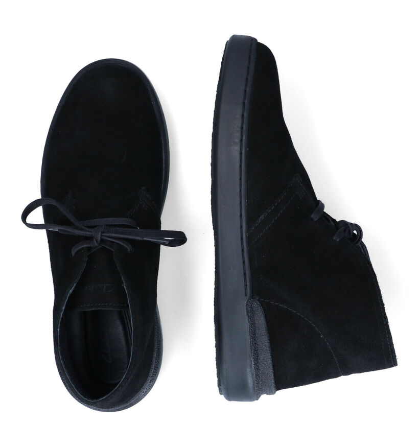 Clarks Courtlite Chaussures Hautes en Noir pour hommes (313690) - pour semelles orthopédiques