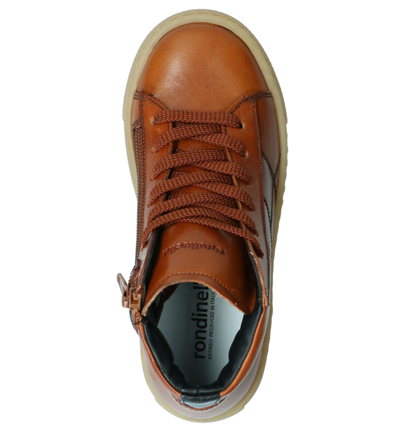 Rondinella Chaussures hautes en Cognac en cuir (262035)