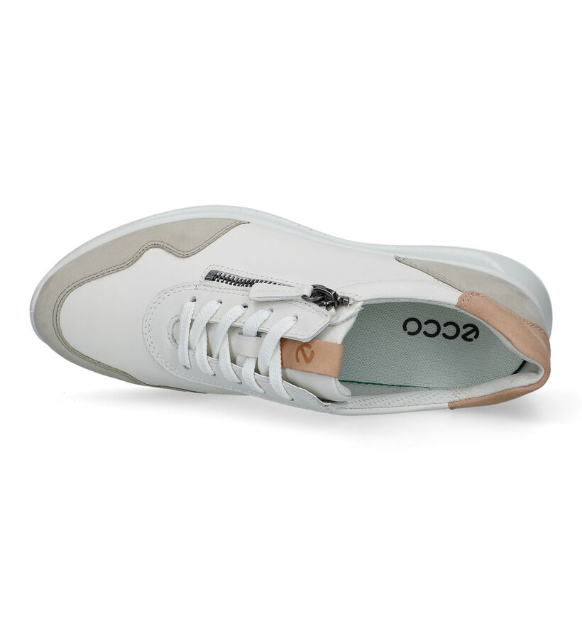 ECCO Flexure Runner Witte Sneakers voor dames (321152) - geschikt voor steunzolen