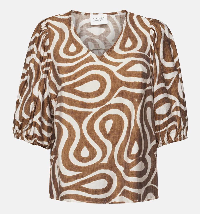SISTERS POINT Ventia Blouses en Marron pour femmes (363316)