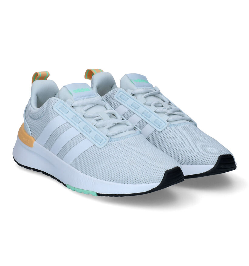 adidas Racer TR21 Baskets en Blanc pour femmes (311387) - pour semelles orthopédiques