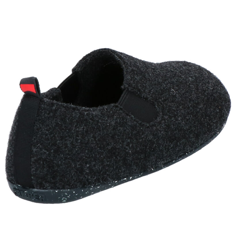 Camper Zwarte Pantoffels in stof (256268)