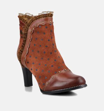 Laura Vita Bottines Cognac