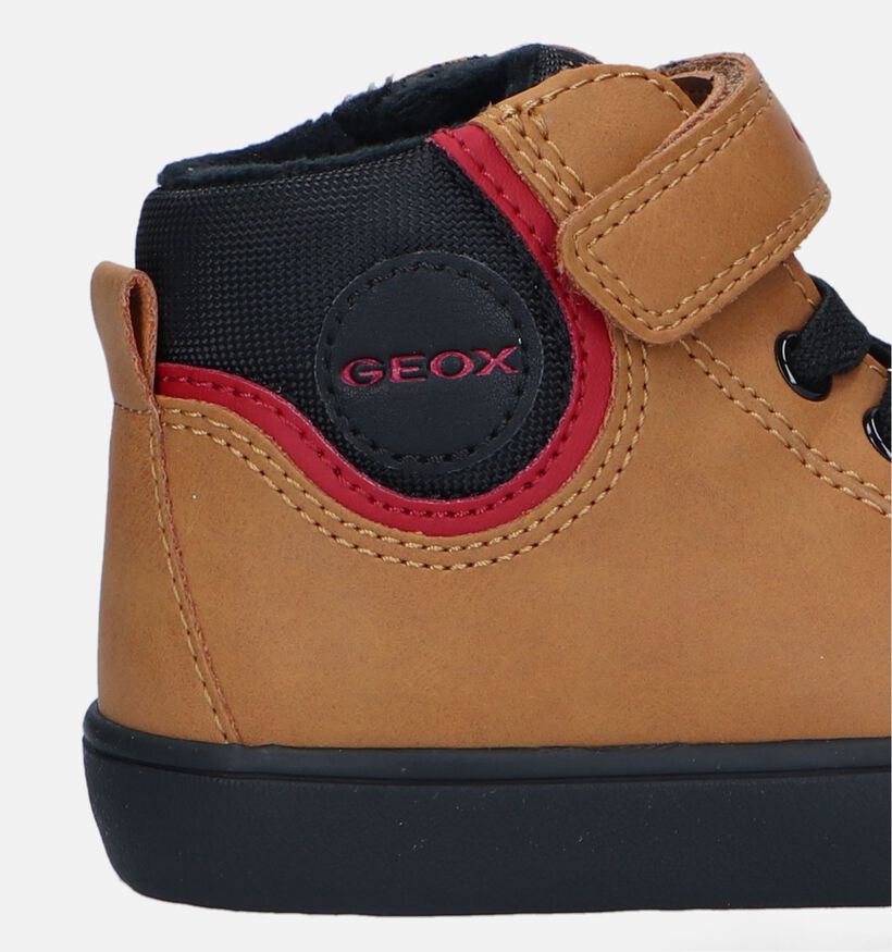 Geox Gisli Gele Hoge Sneakers voor jongens (328535) - geschikt voor steunzolen