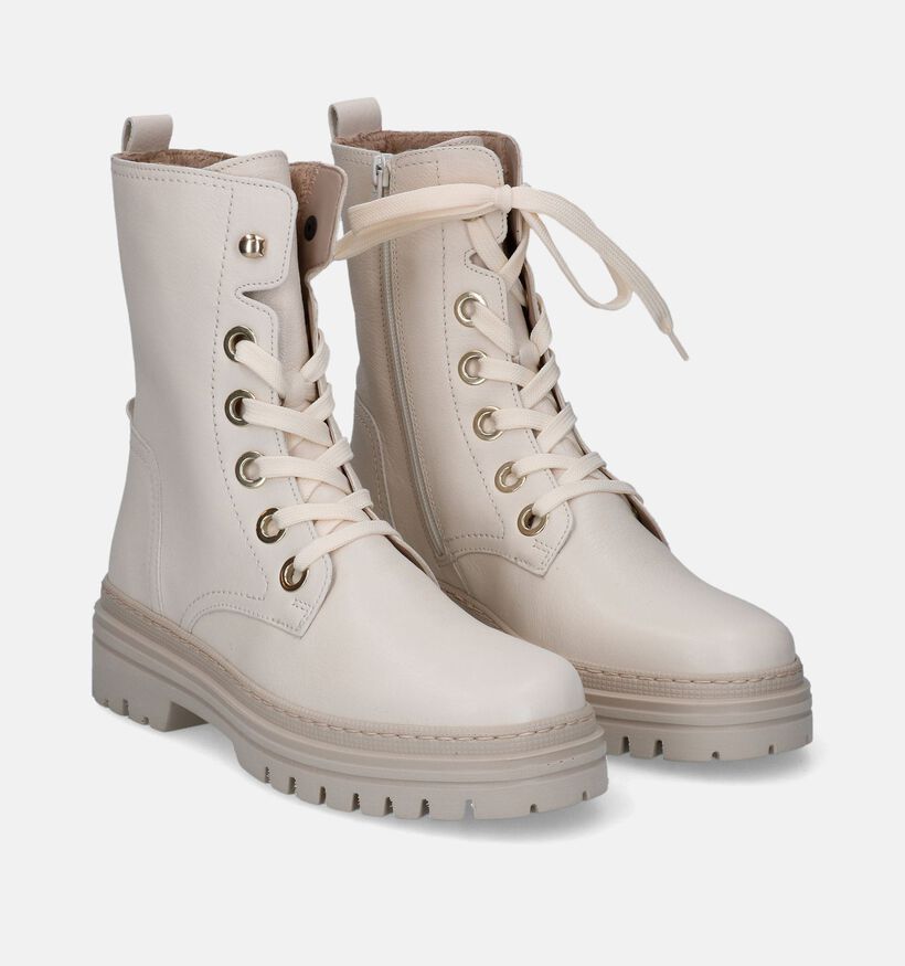 Gabor Best Fitting Bottines en Ecru pour femmes (312437)