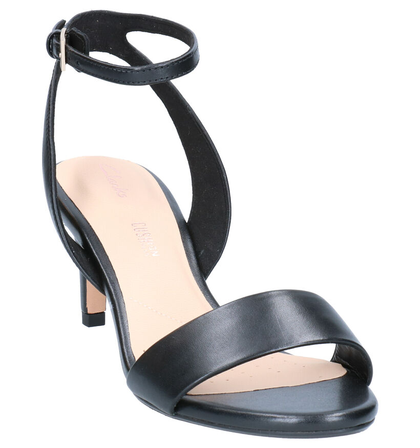 Clarks Amali Jewel Sandales en Noir en cuir (265560)