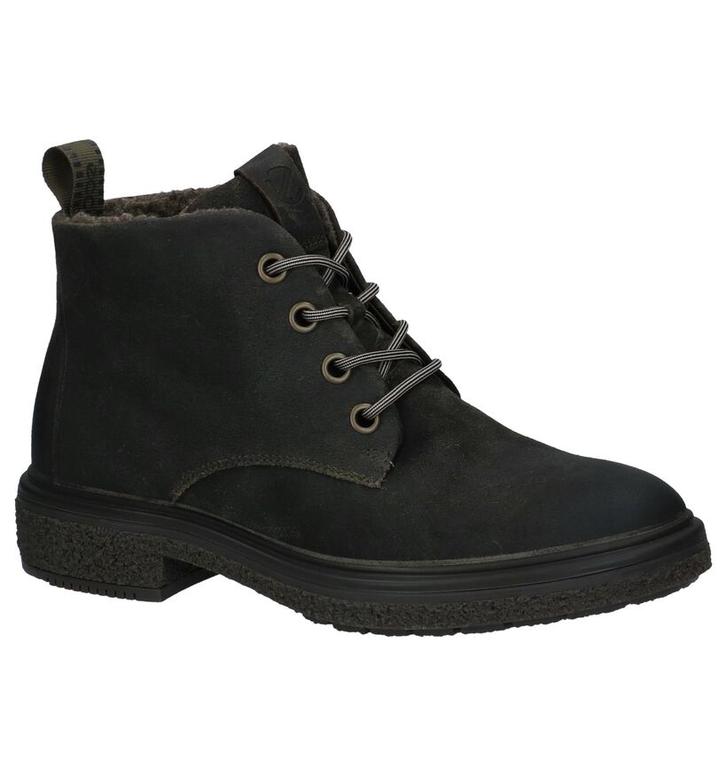 ECCO Crepetray Bottillons en Vert kaki en daim (235917)