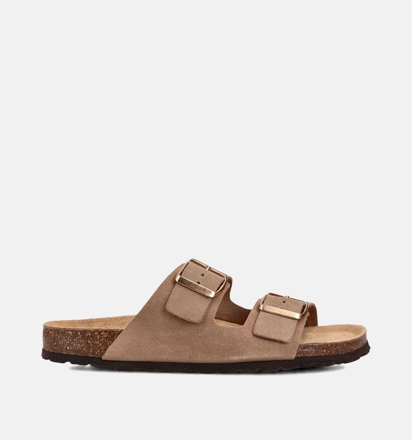 Laurent David Bruine Slippers voor dames (373783)