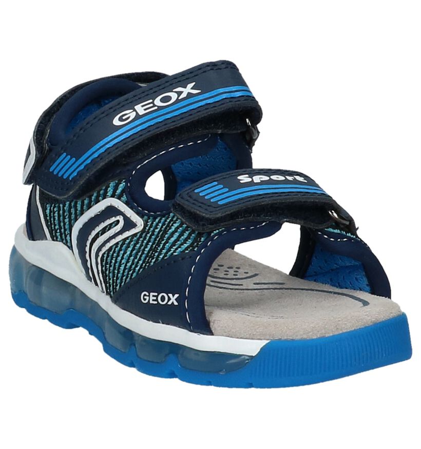 Geox Blauwe Sandalen met Lichtjes, , pdp
