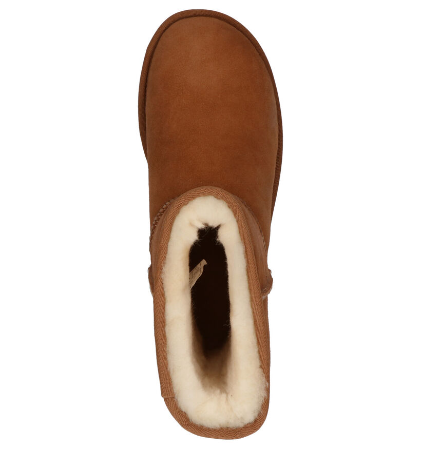 UGG Classic Short Bottes en Cognac en nubuck (313768)