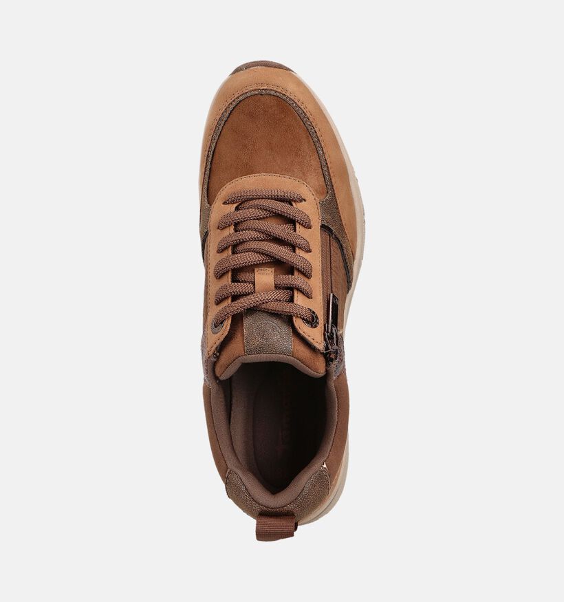 Tamaris Cognac Sneakers voor dames (360988) - geschikt voor steunzolen
