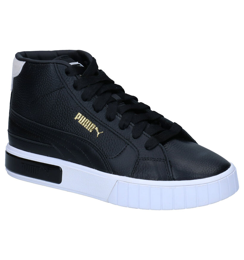 Puma Cali Star Mid Baskets Hautes en Noir pour femmes (293522) - pour semelles orthopédiques