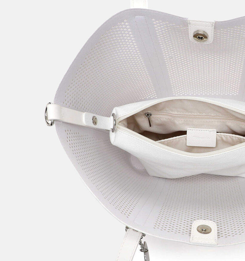 Tamaris Kendra Witte Shoppertas voor dames (371296)