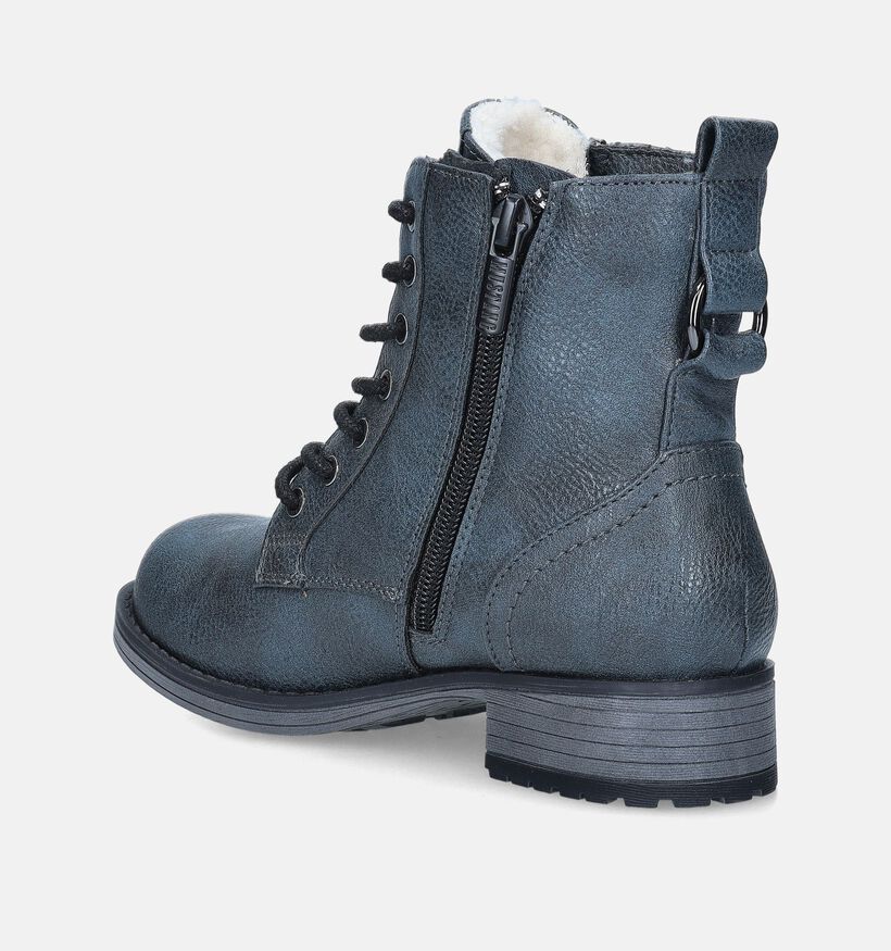 Mustang Bottines robustes en Bleu pour filles (345604)