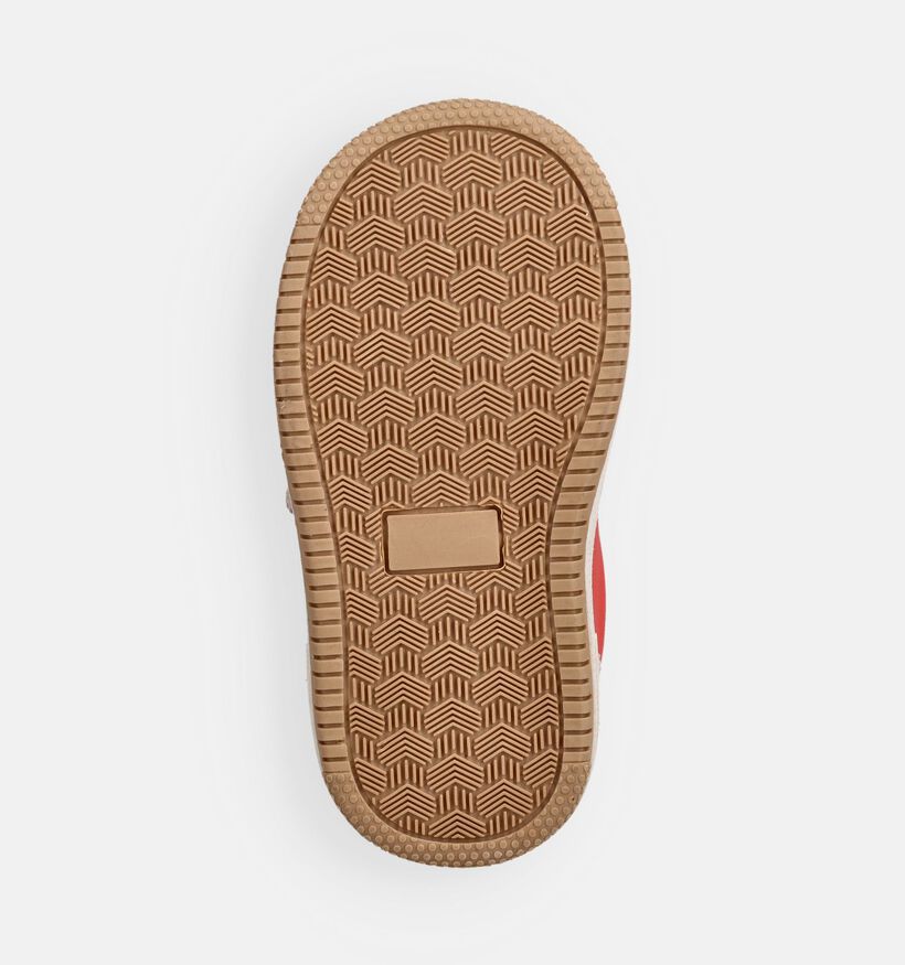 Milo & Mila Beige/Oranje Sneakers voor meisjes (370883)