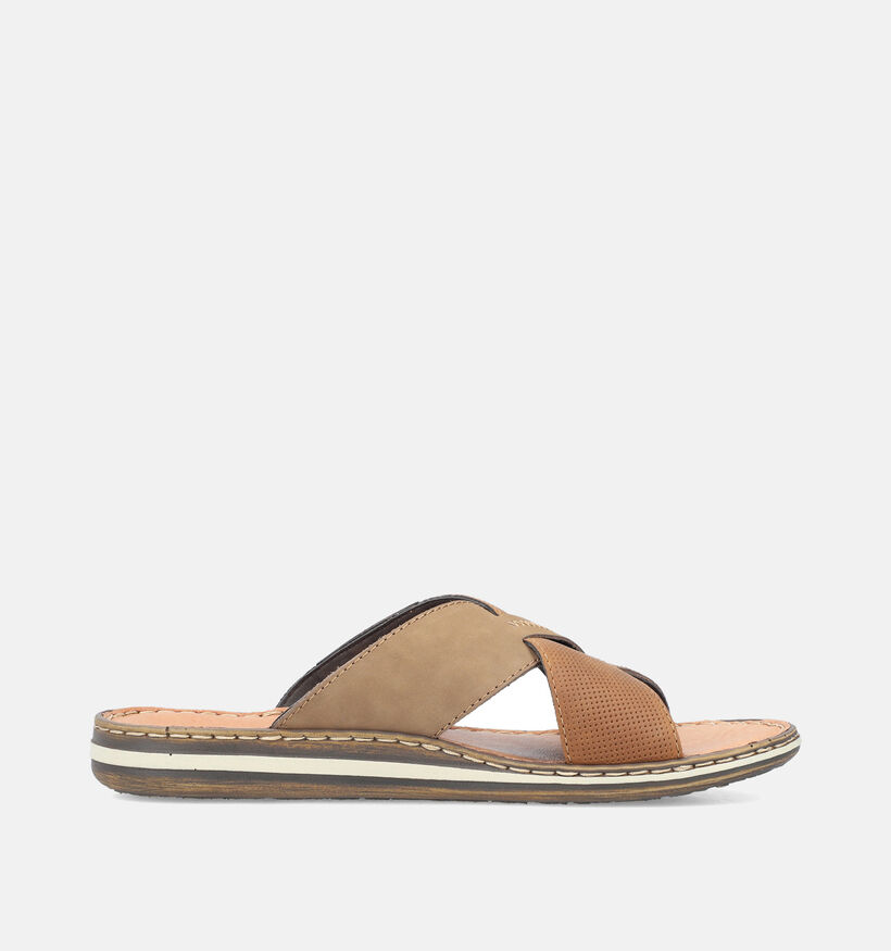 Rieker Bruine Slippers voor heren (354818)