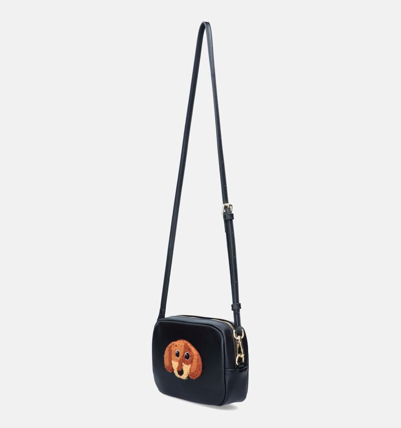 Laurent David Teckel Zwarte Crossbody tas voor dames (349742)