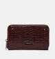 Tamaris Marina Snake Porte-monnaie zipp&eacute; en Bordeaux pour femmes (378796)
