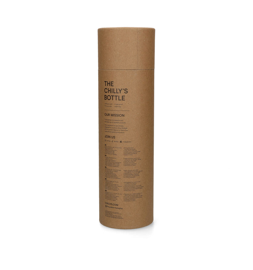 Chilly's Pastel Gourde en Orange 500 ml pour hommes, femmes, filles, garçons (328160)