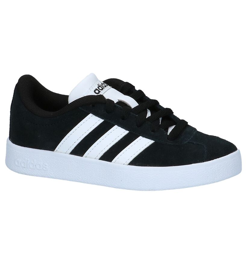 adidas VL Court 2.0 Baskets en Noir en nubuck (252556)