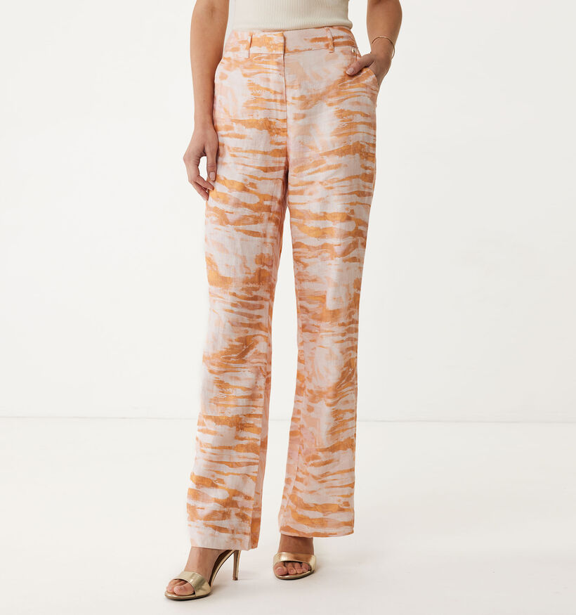 Mexx Oranje Geklede Broek voor dames (358573)