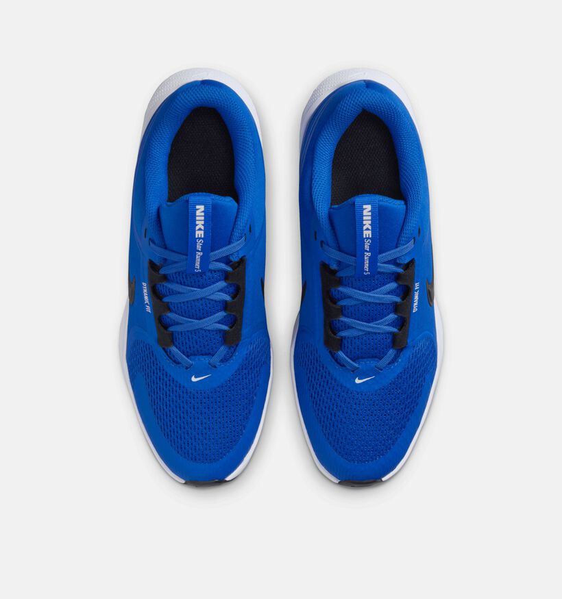 Nike Star Runner 5 Baskets en Bleu pour garçons (364612) - pour semelles orthopédiques