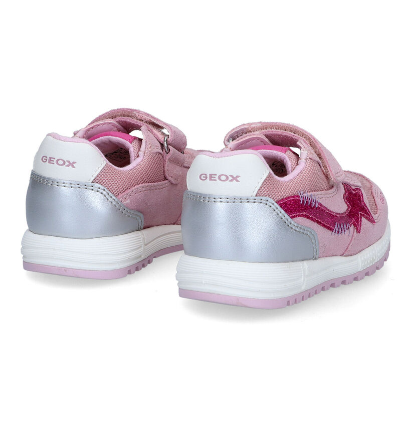 Geox Alben Baskets en Rose en textile (310993)