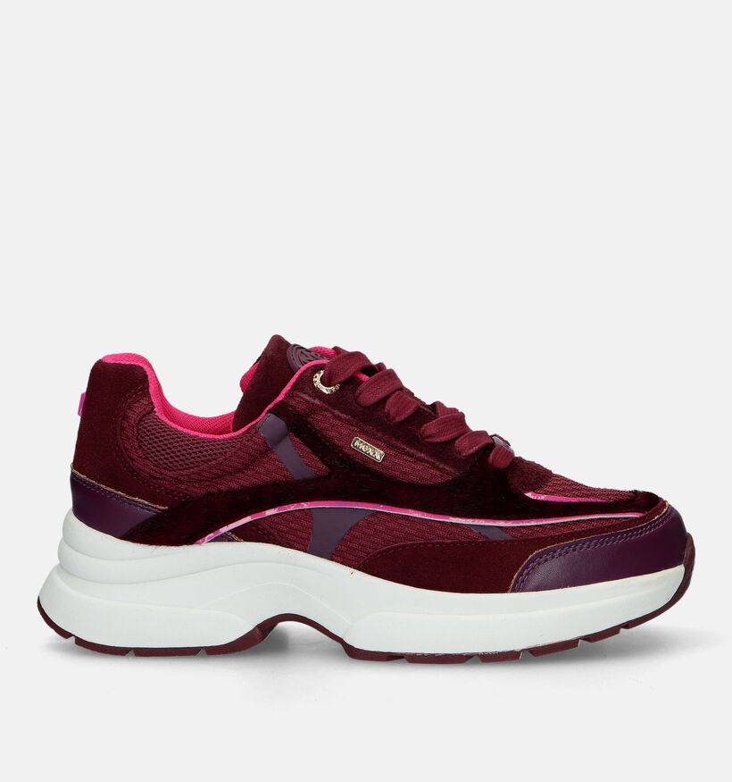 Mexx Moala Bordeaux Sneakers voor dames (328108) - geschikt voor steunzolen