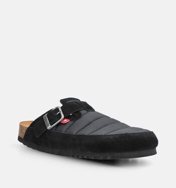 Scholl Pantoufles Noir/Vert