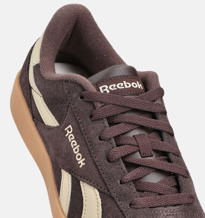 Reebok Smash Edge Donkerbruine Sneakers voor heren (360700) - geschikt voor steunzolen
