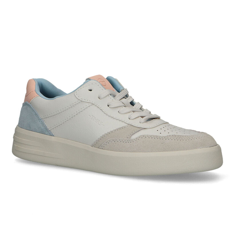 Tamaris Baskets casual en Écru en simili cuir (320547)