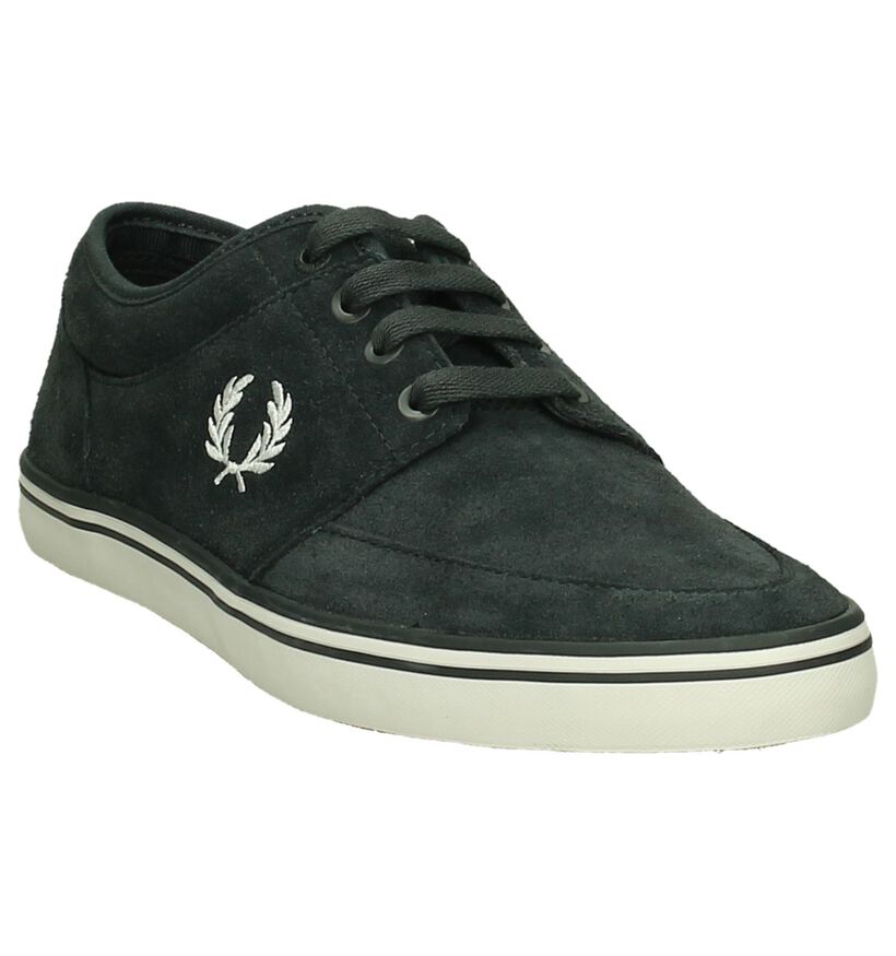 Fred Perry Grijze Sneakers in daim (201468)
