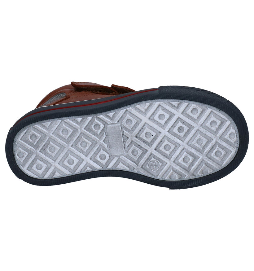 Kipling Cognac Velcroschoenen in leer (298629)