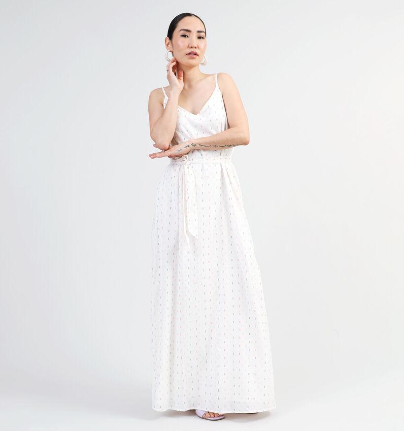 Vila Clarino Robe longue en Blanc pour femmes (342106)