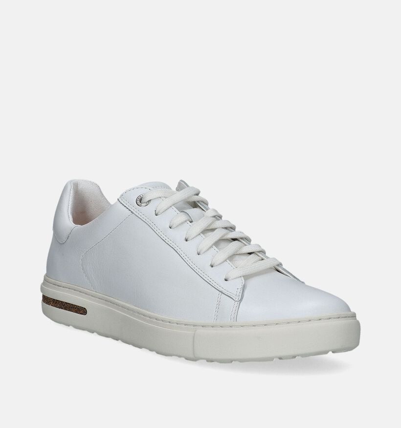 Birkenstock Bend Low Witte Veterschoenen voor dames (343977) - geschikt voor steunzolen