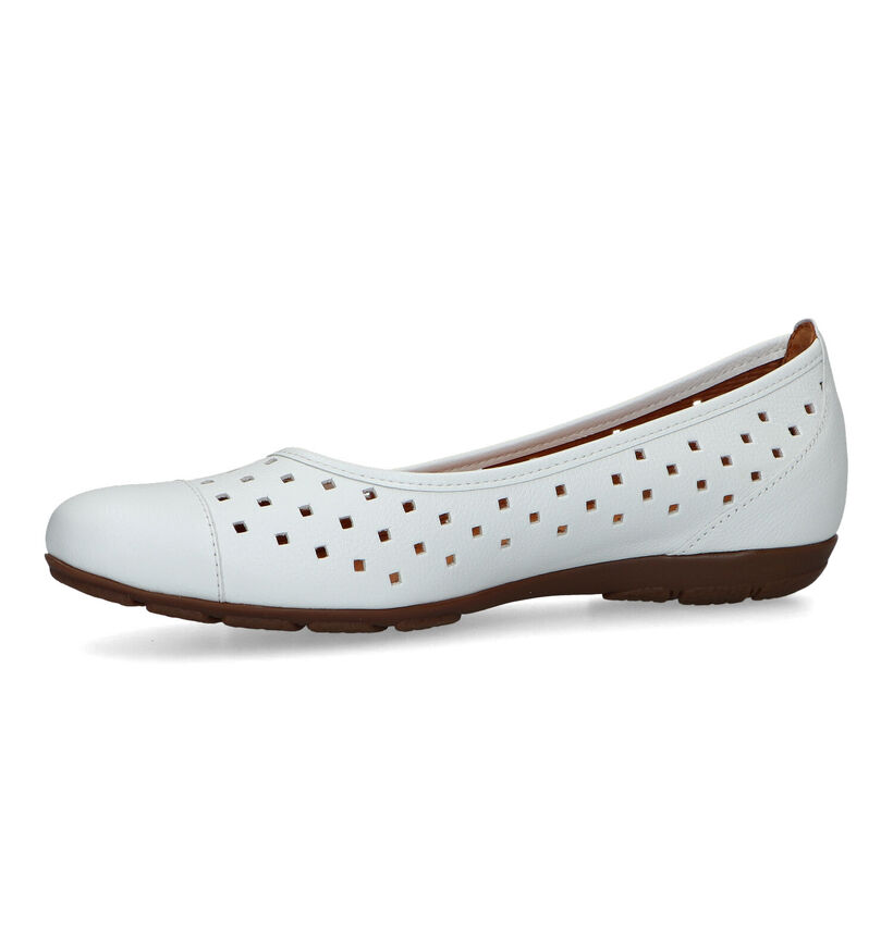 Gabor Hovercraft Ballerines en Blanc pour femmes (319470)