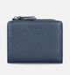 Euro-Leather Porte-monnaies zippé en Bleu pour femmes (365199)