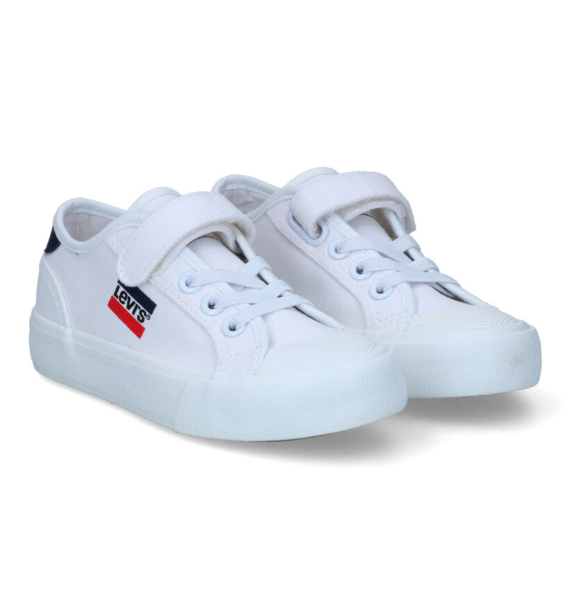 Levi's Mission Witte Sneakers voor jongens (306090)