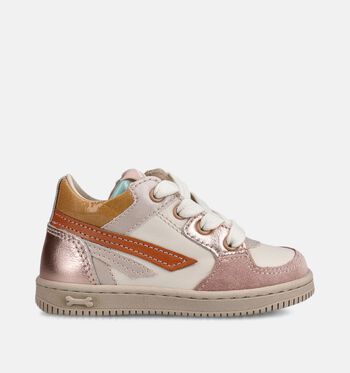 STONES and BONES Baskets Blanc/Or