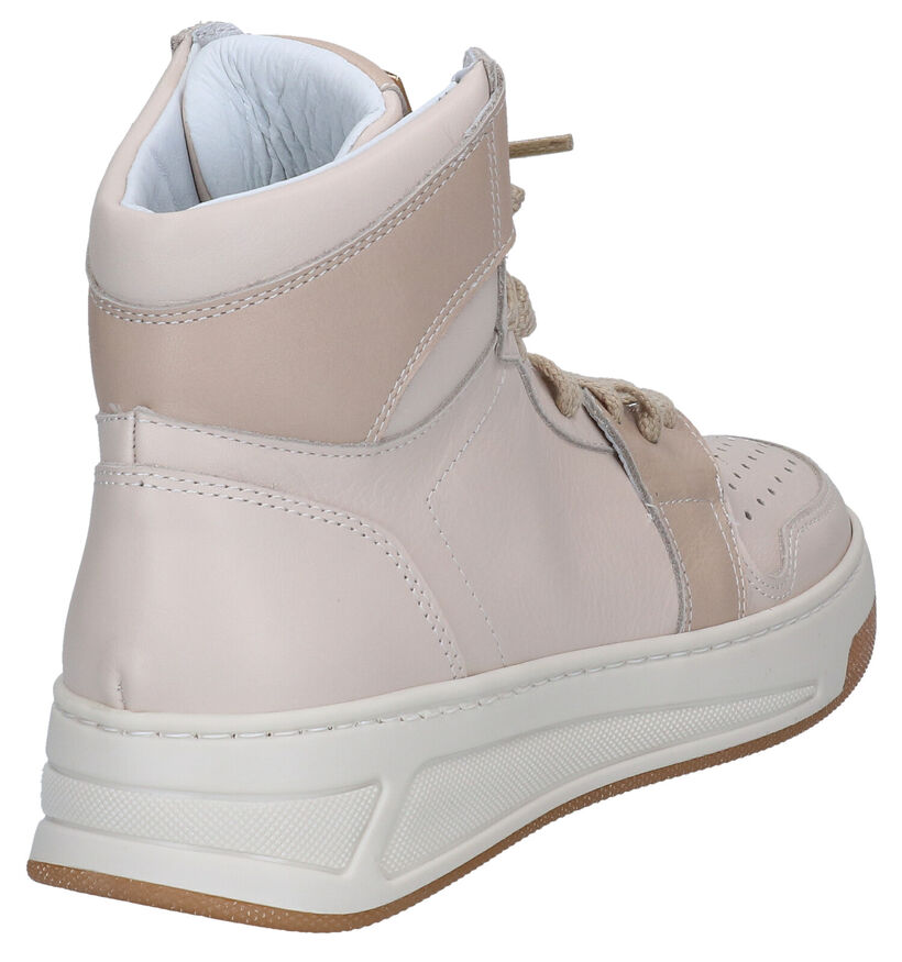 Scapa Beige Boots in leer (297902)