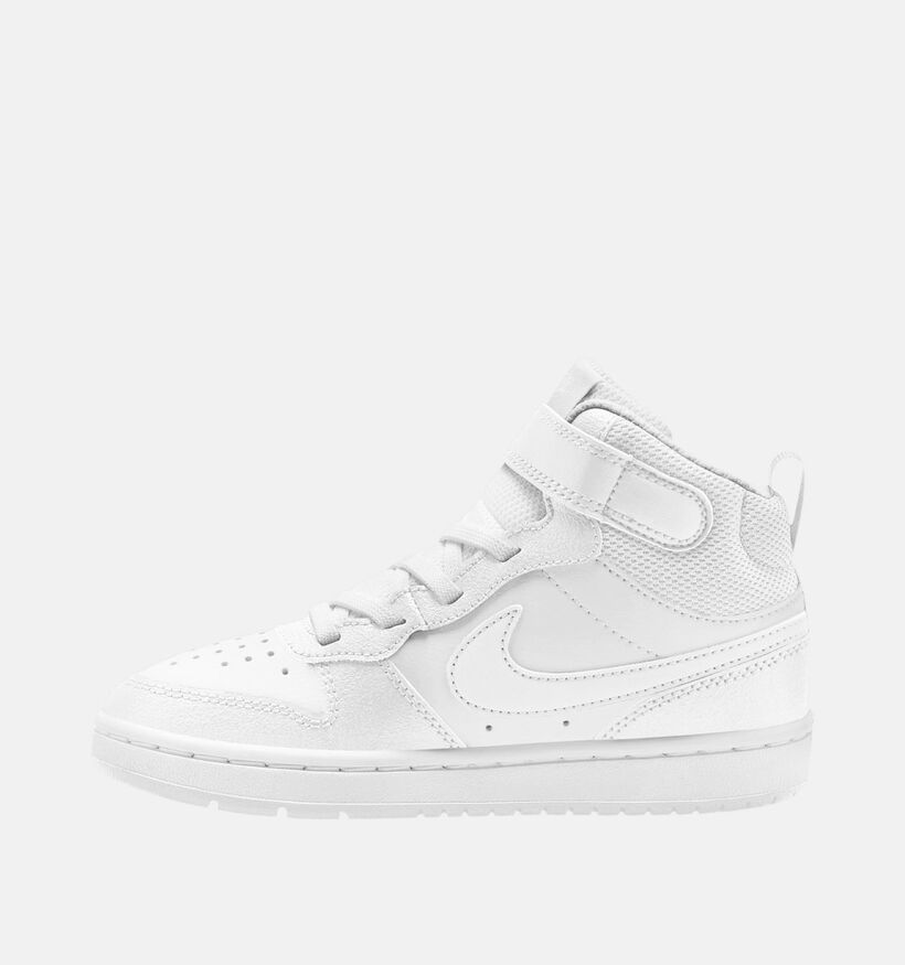 Nike Court Borough MID 2 PS Witte Sneakers voor meisjes, jongens (347942)